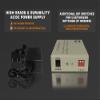 Single Mode ST Gigabit Fiber Media Converter - Built-in Fiber Module 20 km (12.42 Miles) ST  to UTP Cat5e Cat6 10/100/1000 RJ-45  Auto Sensing Gigabit or Fast Ethernet - Jumbo Frame - LLF Support view 4