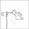 LIN XIAO HAO mayu Retro Wall Sconces Plug-in Wall Lamp E27 Industrial Metal Living Room Dining Room Wall Light view 2