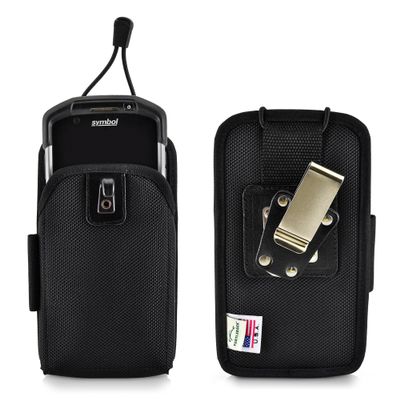 Turtleback Mobile Computer Case Made for Zebra Motorola TC70 TC700H Touch Computer Nylon Holster, 2 Belt Clips (Metal Clip & Belt Loop) Scanner Holder Fits Devices 6 5/8" X 3 1/2" X 1 1/4"