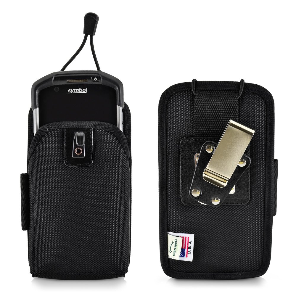 Turtleback Mobile Computer Case Made for Zebra Motorola TC70 TC700H Touch Computer Nylon Holster, 2 Belt Clips (Metal Clip & Belt Loop) Scanner Holder Fits Devices 6 5/8" X 3 1/2" X 1 1/4"