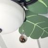 Yorkie Yorkshire Terrier Puppy Dog Satin and Bow Ceiling Fan and Light Pull view 3