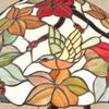 Touch of Class Tropical Passion Stained Glass Table Lamp - Multi Pastel - Handcrafted - Tiffany Style Decor - Tropics Desk Accent - Antique Flower Lamps for Bedroom, Living Room, Foyer view 4