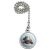 Neapolitan Mastiff Dog Puppy Blue Birthday Party Hat Ceiling Fan and Light view 1