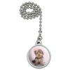 GRAPHICS & MORE Yorkie Yorkshire Terrier Dog Pink Hat Ceiling Fan and Light Pull Chain view 1