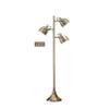 Artiva USA LED9938FAB Caprice Led Floor Lamp, Antique Satin Brass view 1