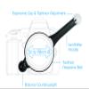 Lensshifter FocusShifter Pro Focus & Zoom Grip, Gray view 3