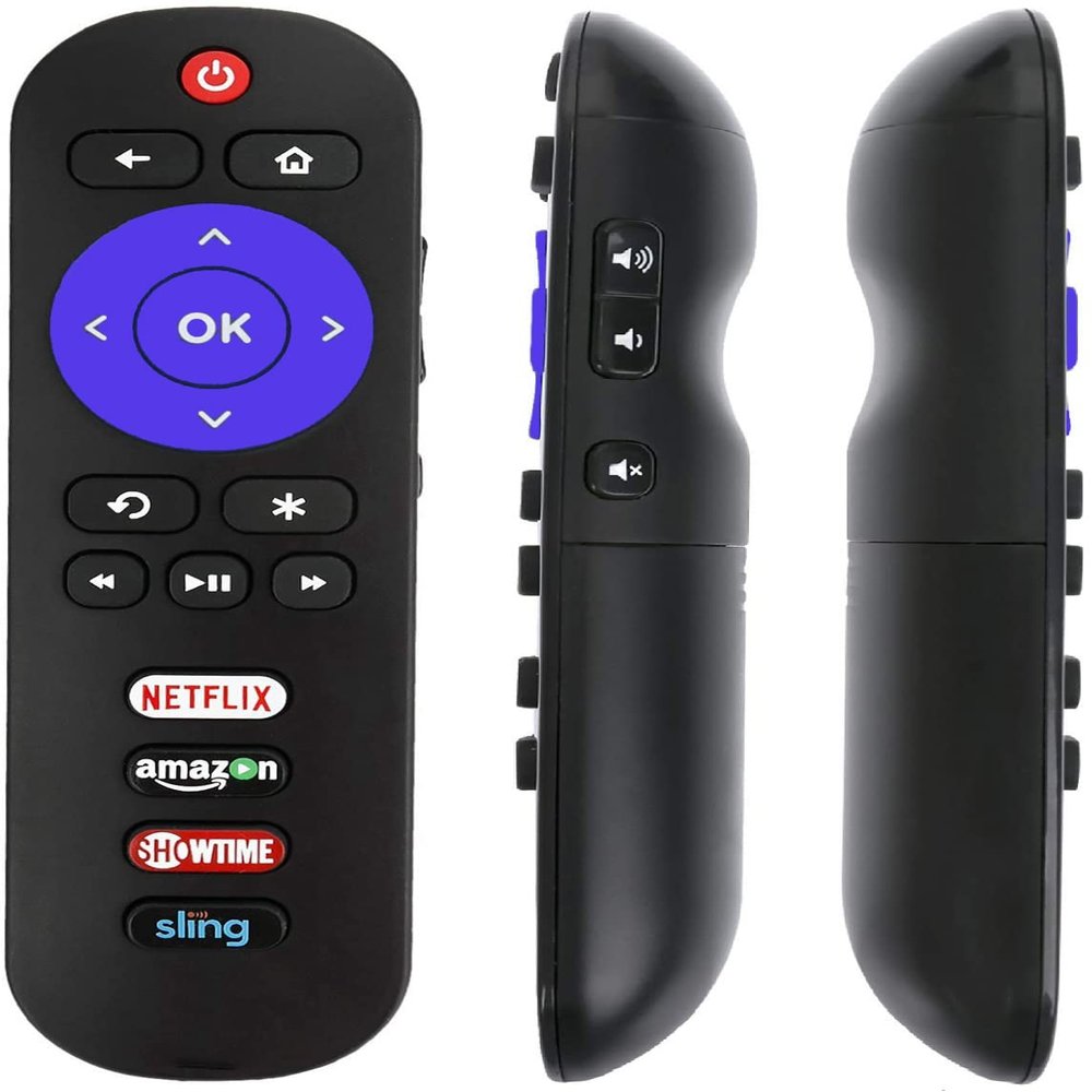 New Replaced Sharp EN3B32HS Remote for All Sharp Roku TVs with Netflix Amazon Showtime Sling Keys