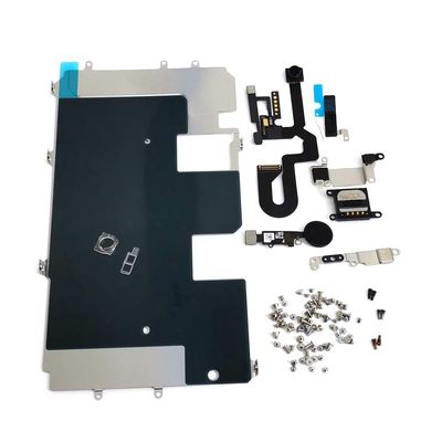 E-REPAIR Screen Assembly Metal Bracket Front Camera Flex Cable Small Parts Set Replacement for iPhone 8 Plus (5.5 inch) (Black)