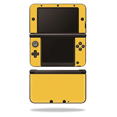 MightySkins Skin Compatible with Nintendo 3DS XL - Solid Marigold | Protective, Durable, and Unique Vinyl Decal wrap Cover | Easy to Apply, Remove, and Change Styles | Made in The USA