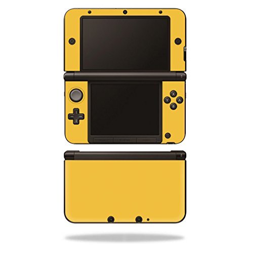 MightySkins Skin Compatible with Nintendo 3DS XL - Solid Marigold | Protective, Durable, and Unique Vinyl Decal wrap Cover | Easy to Apply, Remove, and Change Styles | Made in The USA