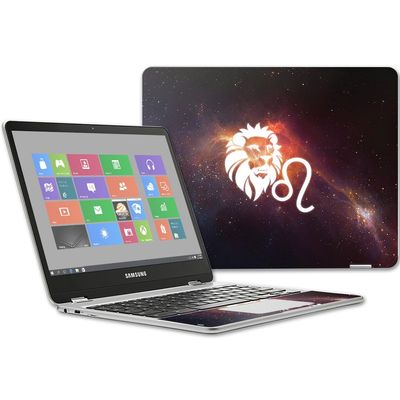 MightySkins Skin Compatible with Samsung Chromebook Plus 12.3"(2017 - Leo | Protective, Durable, and Unique Vinyl Decal wrap Cover | Easy to Apply, Remove, and Change Styles | Made in The USA