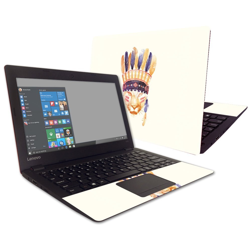MightySkins Skin Compatible with Lenovo IdeaPad 100s 11.6" - Cat Chief | Protective, Durable, and Unique Vinyl Decal wrap Cover | Easy to Apply, Remove, and Change Styles | Made in The USA