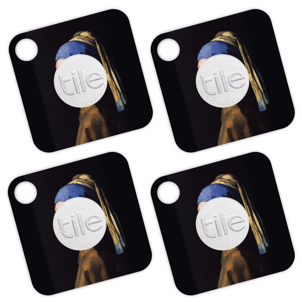 MightySkins Skin Compatible with Tile Mate - Girl with Pearl Earring | Protective, Durable, and Unique Vinyl Decal wrap Cover | Easy to Apply, Remove, and Change Styles | Made in The USA