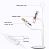 Phone Selfie Ring Light with iPhone Microphone Holder Stand for Live Stream & Makeup,Table LED Camera Light [10-Level Brightness] with Flexible Long Arm for Android iPhone 8 7 6 Plus X 6s view 2