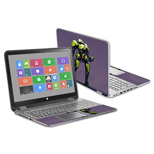 MightySkins Skin Compatible with HP Envy x360 15.6" - Green Beetle | Protective, Durable, and Unique Vinyl Decal wrap Cover | Easy to Apply, Remove, and Change Styles | Made in The USA