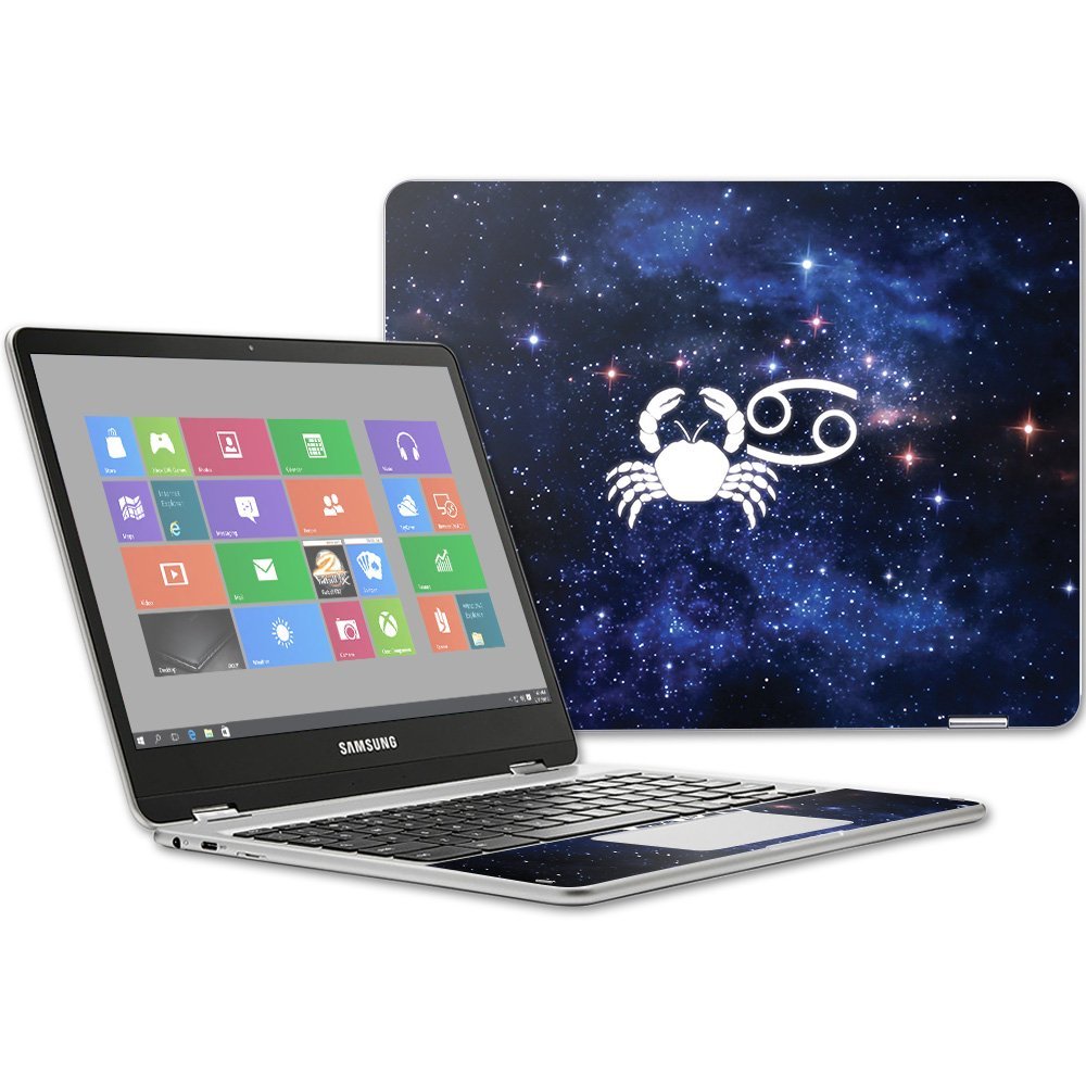 MightySkins Skin Compatible with Samsung Chromebook Plus 12.3"(2017 - Cancer | Protective, Durable, and Unique Vinyl Decal wrap Cover | Easy to Apply, Remove, and Change Styles | Made in The USA
