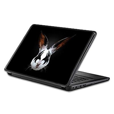 MightySkins Skin Compatible with Universal 12" Screen - Rock N Roll Bunny | Protective, Durable, and Unique Vinyl Decal wrap Cover | Easy to Apply, Remove, and Change Styles | Made in The USA