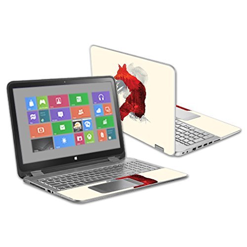 MightySkins Skin Compatible with HP Envy x360 15.6" - Fox Blood | Protective, Durable, and Unique Vinyl Decal wrap Cover | Easy to Apply, Remove, and Change Styles | Made in The USA
