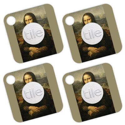 MightySkins Skin Compatible with Tile Mate - Mona Lisa | Protective, Durable, and Unique Vinyl Decal wrap Cover | Easy to Apply, Remove, and Change Styles | Made in The USA