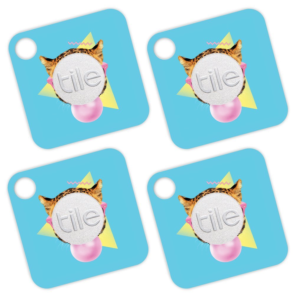 MightySkins Skin Compatible with Tile Mate - Bubble Gum Cheetah | Protective, Durable, and Unique Vinyl Decal wrap Cover | Easy to Apply, Remove, and Change Styles | Made in The USA