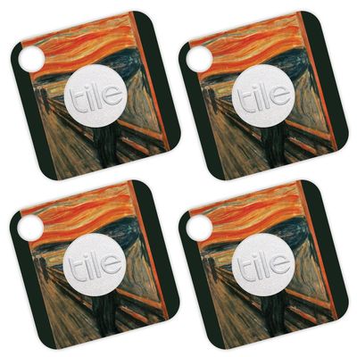 MightySkins Skin Compatible with Tile Mate - The Scream | Protective, Durable, and Unique Vinyl Decal wrap Cover | Easy to Apply, Remove, and Change Styles | Made in The USA
