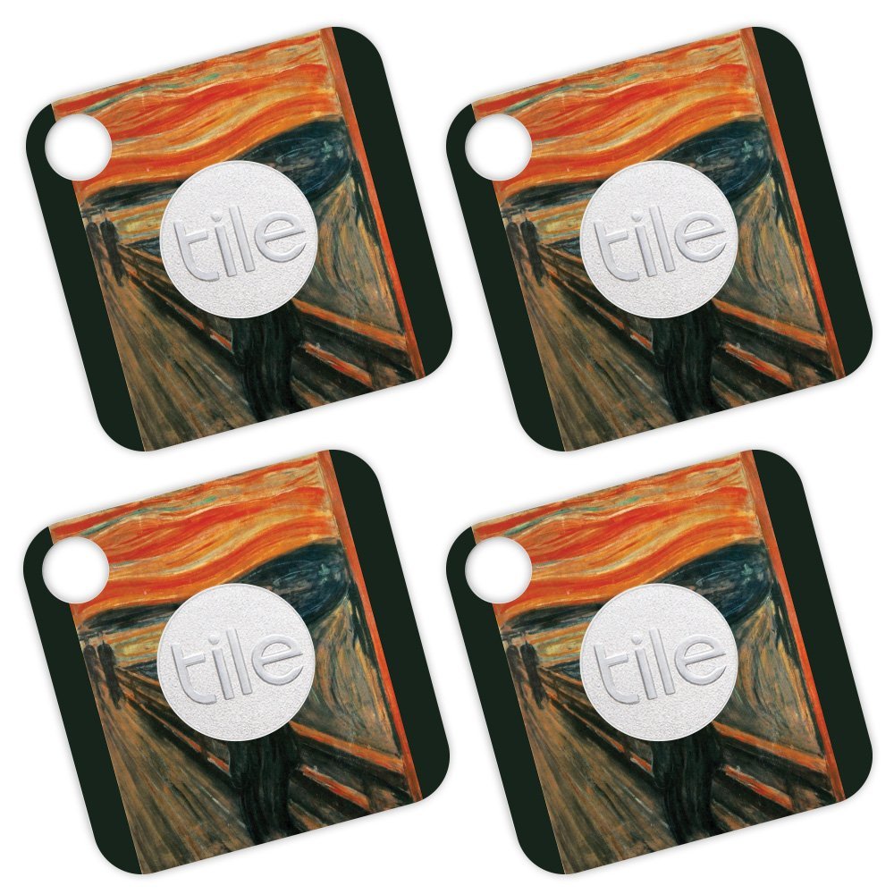 MightySkins Skin Compatible with Tile Mate - The Scream | Protective, Durable, and Unique Vinyl Decal wrap Cover | Easy to Apply, Remove, and Change Styles | Made in The USA