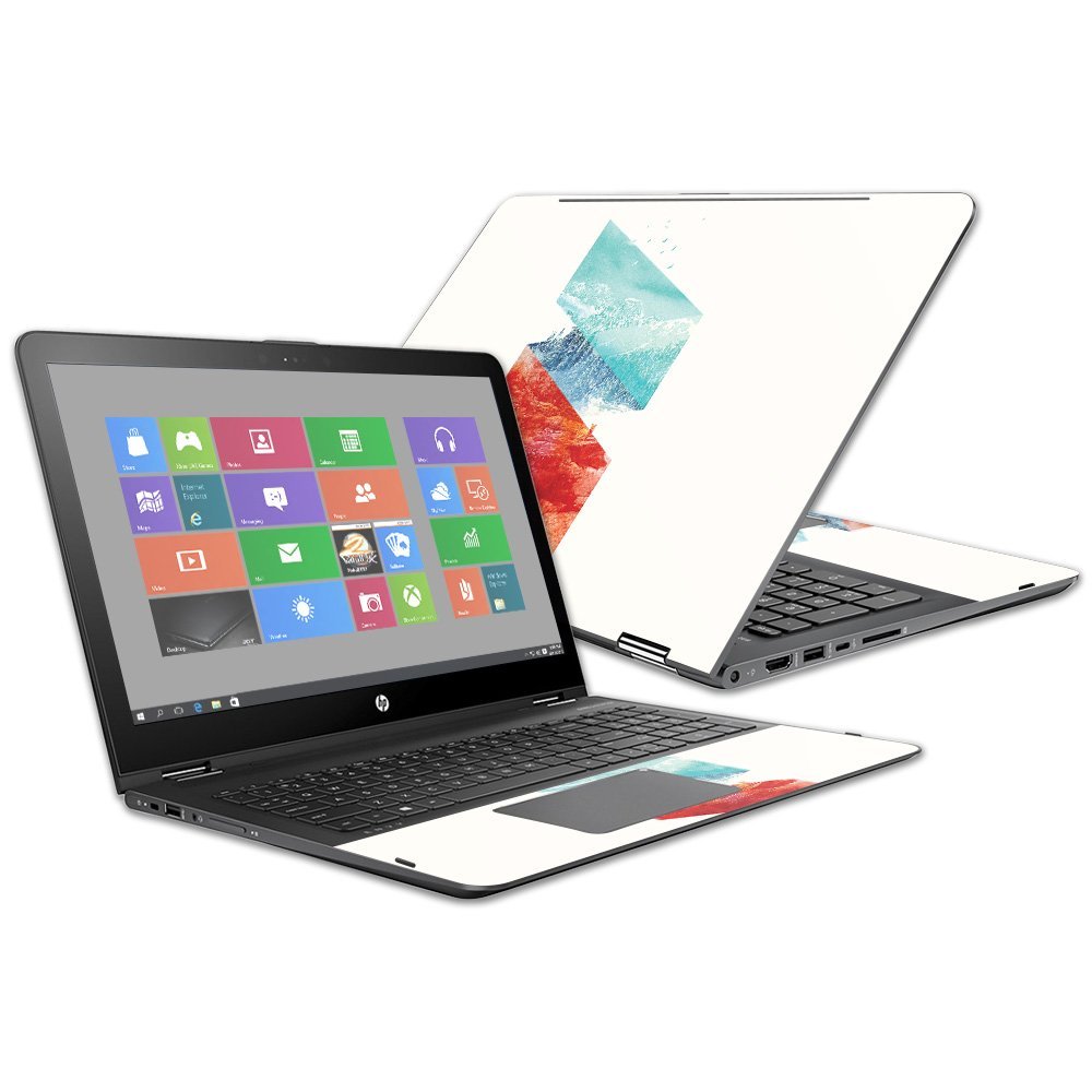 MightySkins Skin Compatible with HP Envy x360 15z 15" (2016) - Mountain Stripes | Protective, Durable, and Unique Vinyl Decal wrap Cover | Easy to Apply, Remove, and Change Styles | Made in The USA