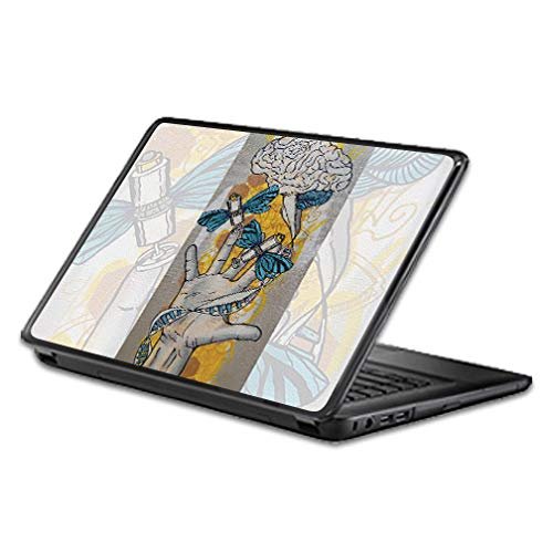 MightySkins Skin Compatible with Universal 12" Screen - Insane in The Brain | Protective, Durable, and Unique Vinyl Decal wrap Cover | Easy to Apply, Remove, and Change Styles | Made in The USA