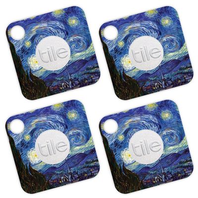 MightySkins Skin Compatible with Tile Mate - Starry Night | Protective, Durable, and Unique Vinyl Decal wrap Cover | Easy to Apply, Remove, and Change Styles | Made in The USA