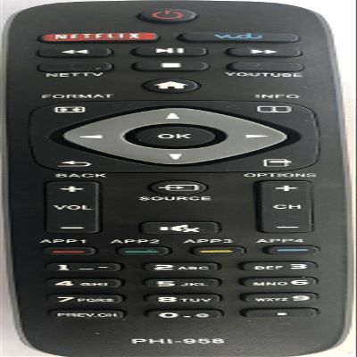 USARMT Replaced PHI-958 TV DVD Players Remote Compatible with Phillips 098TRABD1BTPHR 19PFL5402, 19PFL5402D/27, 19PFL5422D, 19PFL5422D/27, 19PFL5422D27, 313923814341, 37PFL5322D, 37PFL5322D/37