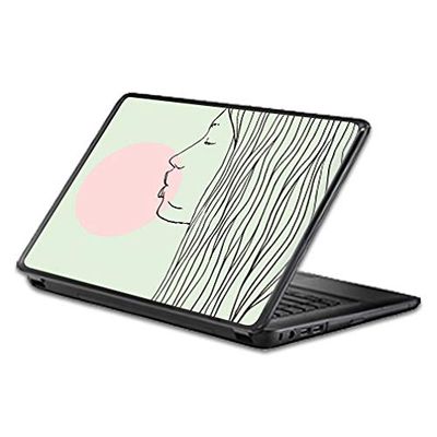 MightySkins Skin Compatible with Universal 12" Screen - Pink Bubble Gum | Protective, Durable, and Unique Vinyl Decal wrap Cover | Easy to Apply, Remove, and Change Styles | Made in The USA