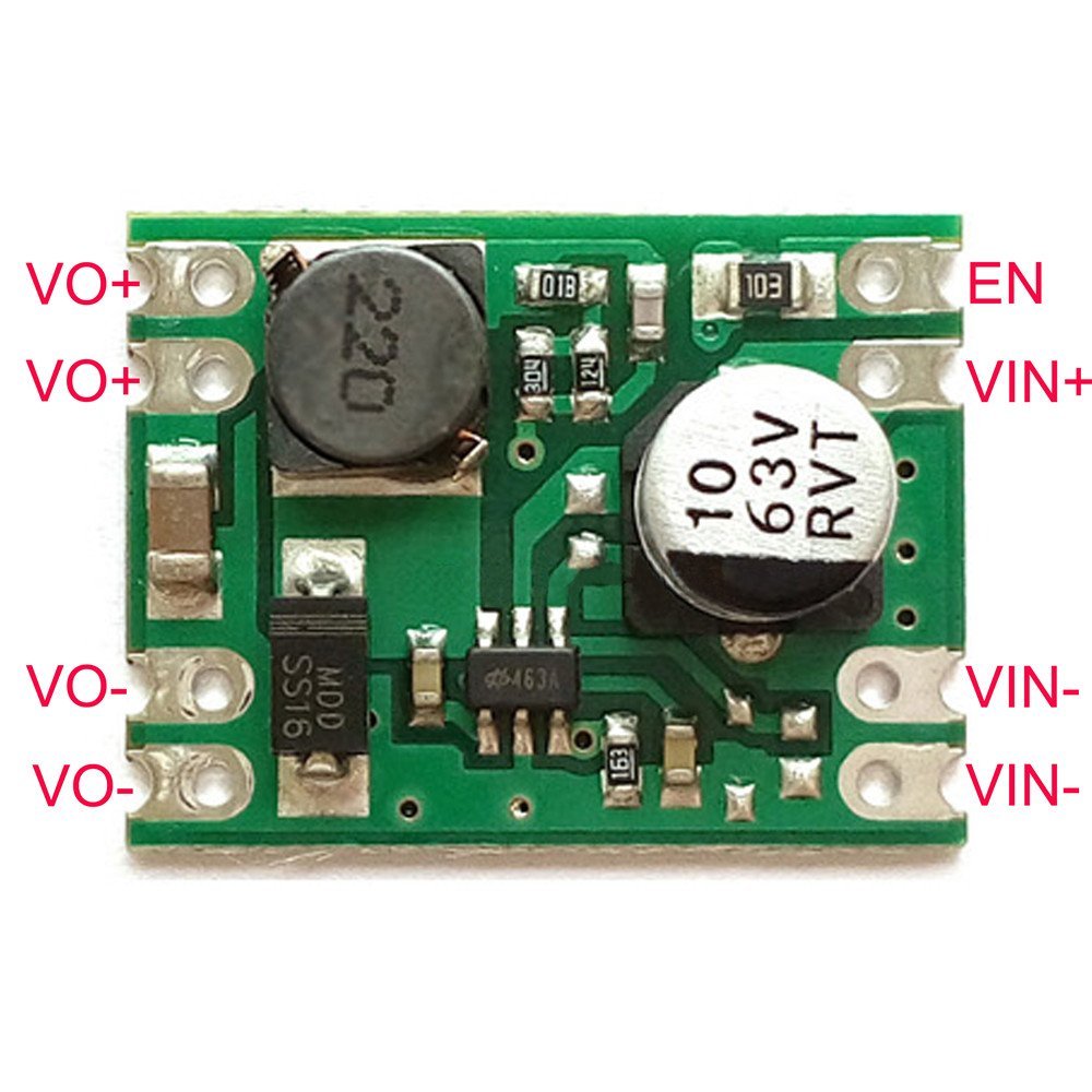 Taidacent 5pcs 12V to 3.3V 24V to 3.3V 48V to 3.3V Buck Regulator dc Voltage Booster Buck Boost Regulator