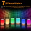 ROYFACC Night Light Touch Sensor Lamp Bedside Table Lamp for Kids Bedroom Rechargeable Dimmable Warm White Light and RGB Color Changing view 3