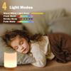 ROYFACC Night Light Touch Sensor Lamp Bedside Table Lamp for Kids Bedroom Rechargeable Dimmable Warm White Light and RGB Color Changing view 4