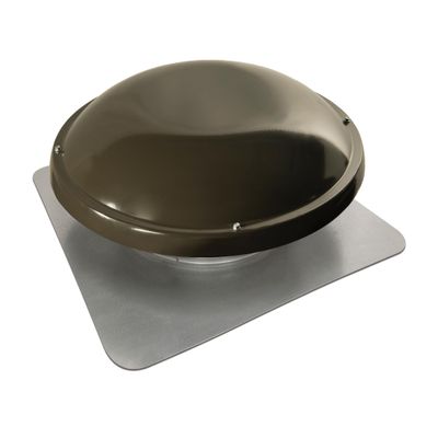 Master Flow GAF 1000 CFM Weathered Wood Power Roof Mount Attic Vent with Thermostat Controller (PT6): Efficient Ventilation & High Airflow Capacity for attic spaces upto 1,600 sq ft - ERV4WW