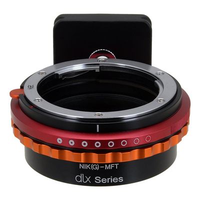 Fotodiox DLX Lens Adapter Compatible with Nikon F-mount G-type Lenses to Micro Four Thirds Mount Cameras