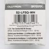 Lutron S2-Lfsq-Wh Skylark Dimmer & Fan Control, White view 2
