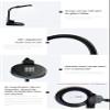 5X 10X Magnifying Glass Table lamp, 40 LED Illuminated Lighting, Stand Magnifier & Desk Lamp, for Reading, Repair Crafts, Close Work view 3