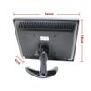 BONDWL 10.1 inch CCTV Camera TFT LCD Video Monitor Surveillance Monitor Security Camera Monitor with AV HDMI BNC VGA Input for PC CCTV Home Security -Stand & Rotating Screen view 3