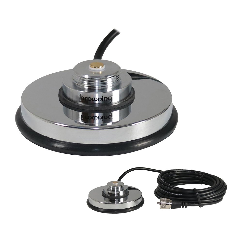 Browning BR-1030-UHF 3-5/8" Magnet NMO Mounting with Rubber Boot