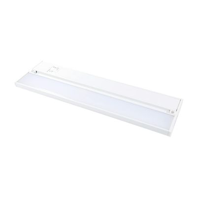 H. Bowes 32" White 120v 90+ CRI Color Select 3000K, 4000K, 5000K - Under Cabinet LED 320 Lumen Light Hard Wire Linkable with Knock Outs Contractor Electrician Grade - L-6 Series