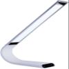 Luxe Cordless Eye Friendly LED Desk Lamp, USB Rechargeable up to 40 Hours of Continuous Light, Touch Control 6 Brightness Levels 3 Light Modes 360 Adjustable Modern Design Portable (Silver) (Silver) view 2