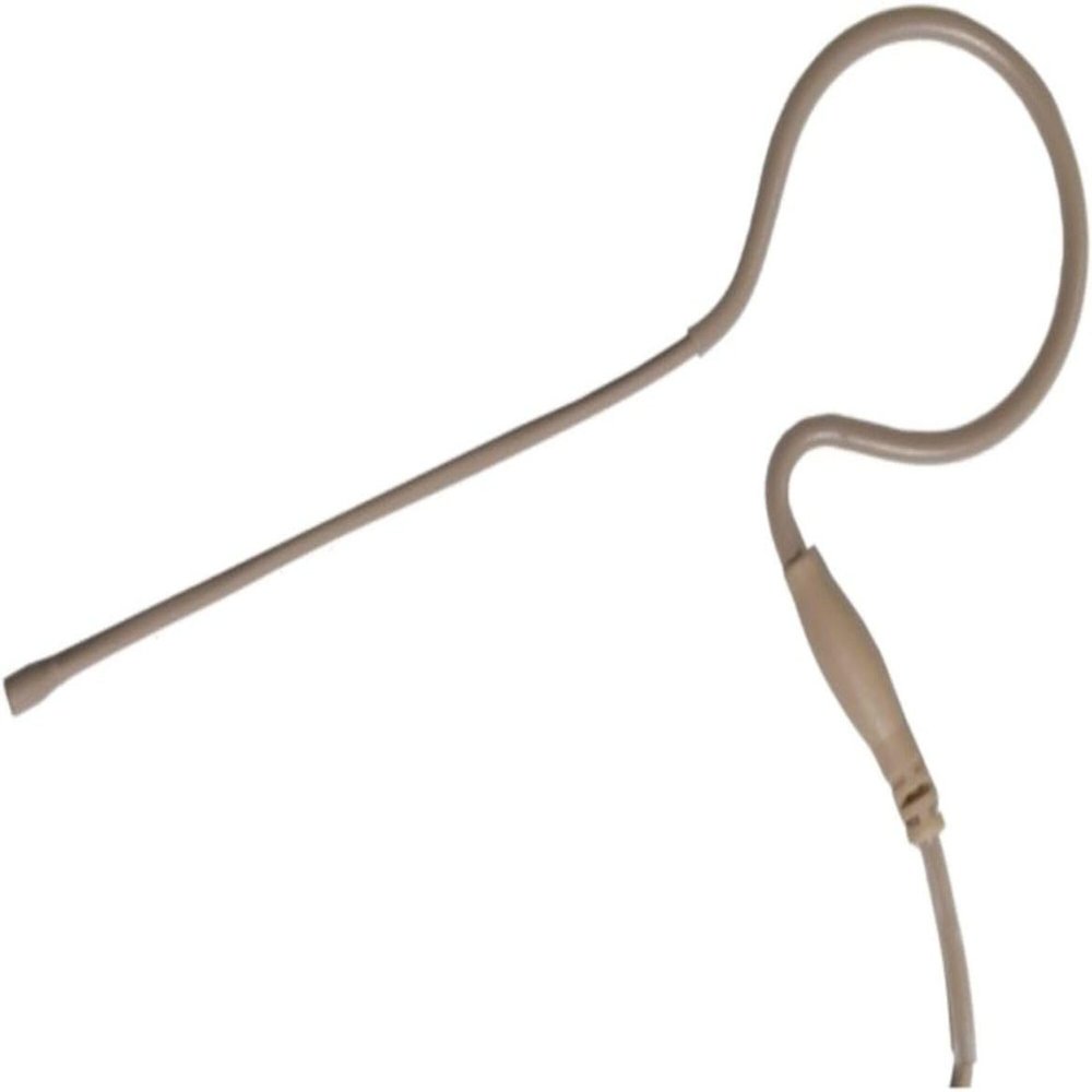Point Source Audio CO-6-SH-BE | Bendable Boom Condenser Earworn Microphone Beige Compatible with Shure 4 Pin Mini Connector