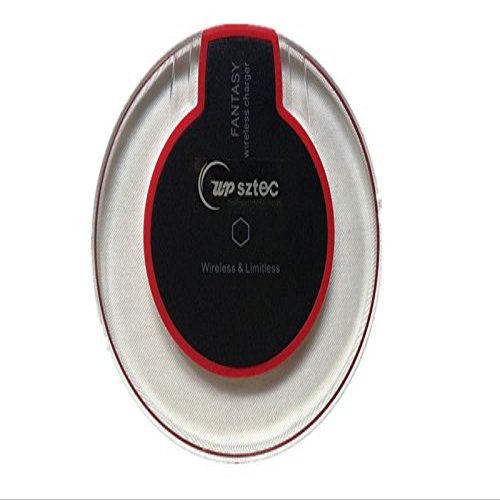 Wireless Charger,UPsztec Ultra-Slim Wireless Charging Pad for iPhone 8,iPhone 8 Plus Samsung S6,S6 Edge and All Qi-Enabled Devices(Black)