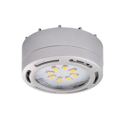 Single LED Under Cabinet Puck Light Accent Kit 120 Volts (Nickel)