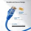 Cable Matters 10Gbps 5-Color Combo Snagless Cat 6 Ethernet Cable - 10ft, Cat 6 Cable, Cat6 Cord, Ethernet Cord, Multicolored (Black, Blue, White, Green, Red) view 3