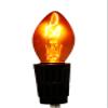 Creative Hobbies Transparent Orange C7 Light Bulbs - 7 Watt, Steady Burning, Candelabra Base - Ideal for Halloween Pumpkin Lights & Christmas | Box of 25 view 3