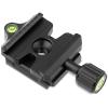 Haoge Quick Release QR Clamp Adapter Convertor for Manfrotto RC2 System to Arca-Swiss Compatible view 1