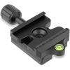 Haoge Quick Release QR Clamp Adapter Convertor for Manfrotto RC2 System to Arca-Swiss Compatible view 2