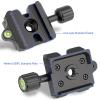 Haoge Quick Release QR Clamp Adapter Convertor for Manfrotto RC2 System to Arca-Swiss Compatible view 3